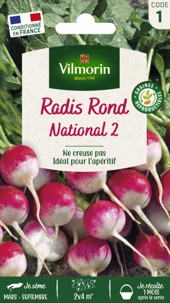 Potagères - Radis National 2 - PACKAGING_RECTO